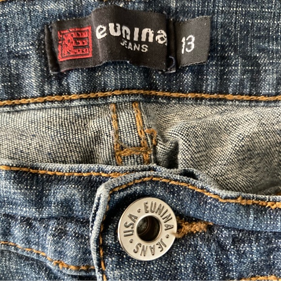 Eunina Women’s Wide Leg Jeans Size 13 Blue - Picture 4 of 5